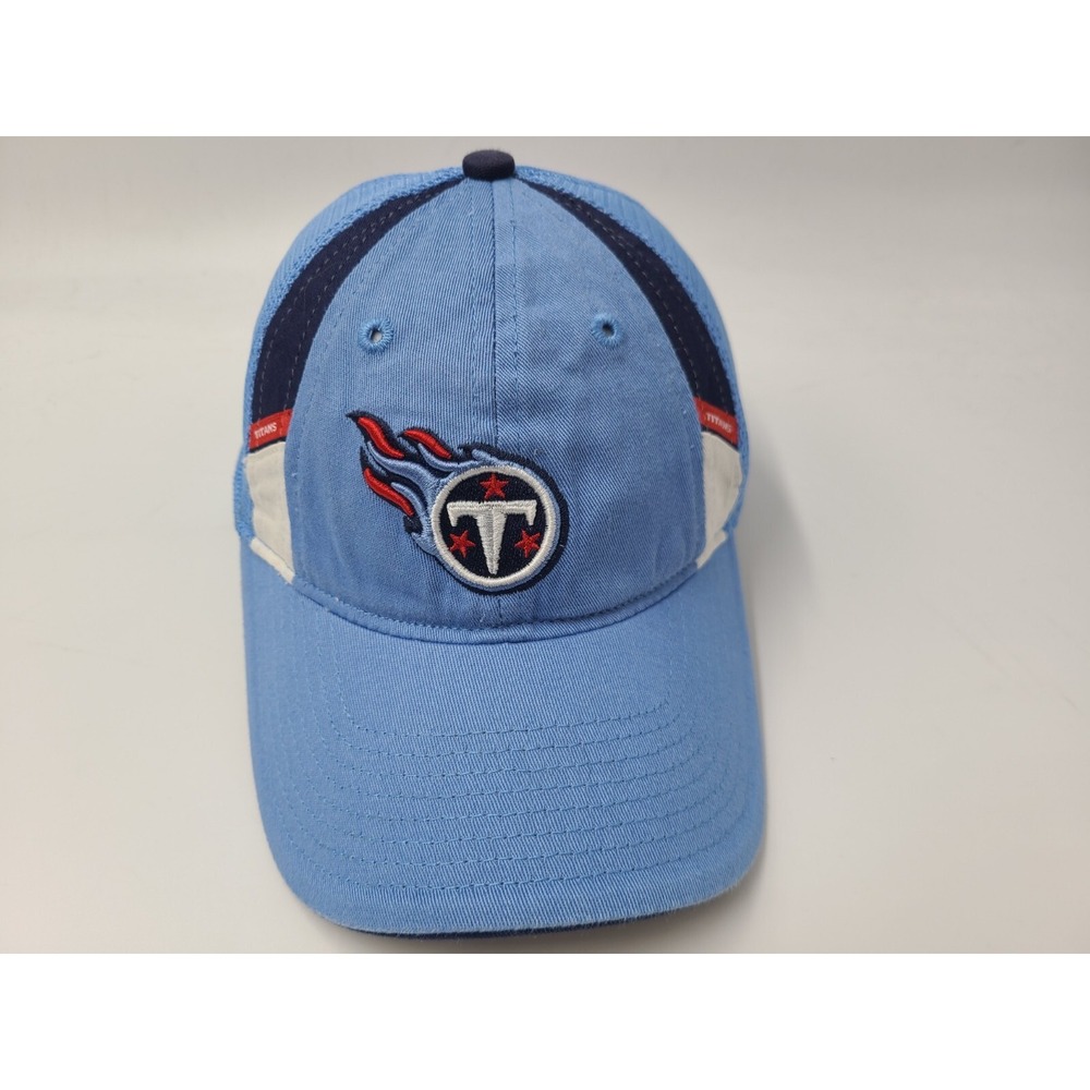 Tennessee Titans Reebok Mesh Flex Fitted S-M Hat Cap Men Women NFL Football Blue